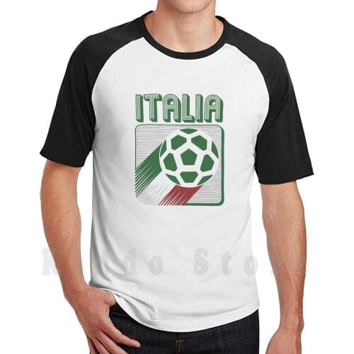 Italia Football T Shirt Sweatshirt For Men T Shirt Men Cotton Cotton S-6xl Soccer Foot Ball Football Retro