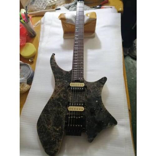 Guitar. OEM Log Carving, Pattern Unique 6-String Electric Guitar