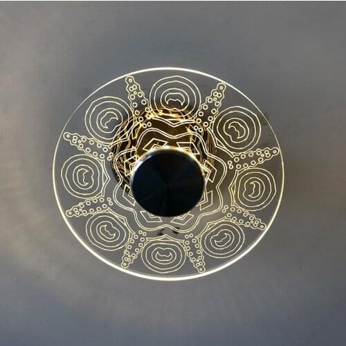 Crystal bedroom light crystal mirror light living room bedroom bedside corridor wall lamp wall lamp