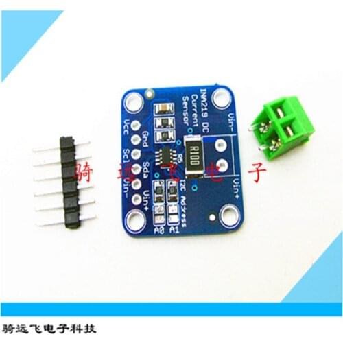 INA219 I2C interface zero drift bidirectional current/power monitoring sensor module