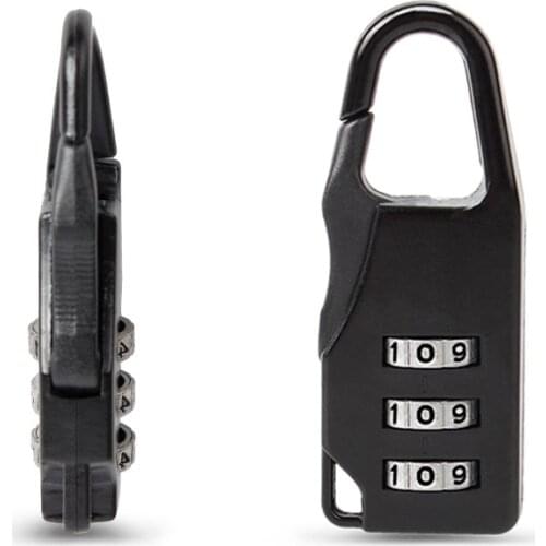 Alloy Combination Code Number Lock Padlock Luggage lock for Zipper Bag Backpack Handbag Drawer Cabinet