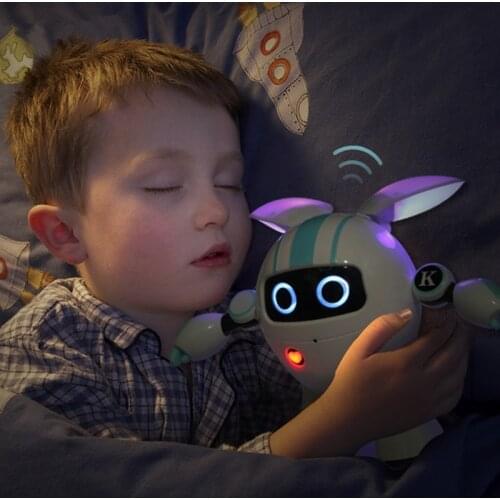 LISM R14 kids Toys English Version Robot Toy Tap Touch Singing And Dancing Educational Toys With LED Light Walk Slide Movement