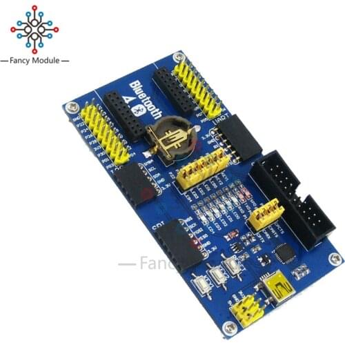 BLE4.0 Bluetooth NRF51822 Module 2.4G Wireless Communication Module Mother Board Expansion Development Board Kit