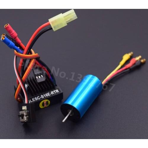 Powerful Brushless Modification Kit 2040 Brushless Motor 4800KV & 25A ESC For RC Car WLtoys 1/18 Scale Models A959 A969 A979