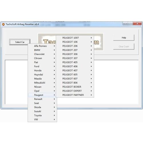 Newest Tachosoft Airbag Resetter V6.4 for Deleting Crashdata from Airbag ECU Dumps