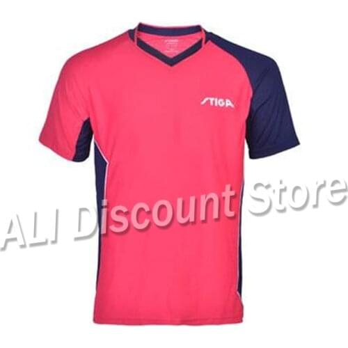 New Stiga Table Tennis Clothes Quick Dry T-shirt Sport Jerseys Sportwear Clothing T-shirt Training Clothes