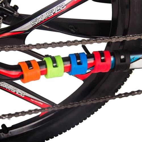 4Pcs Bicylce Chain Guard Ring Cover Rubber For Mountain Bikes/Highways Bike Chain Stay Guards Protection Bike Parts