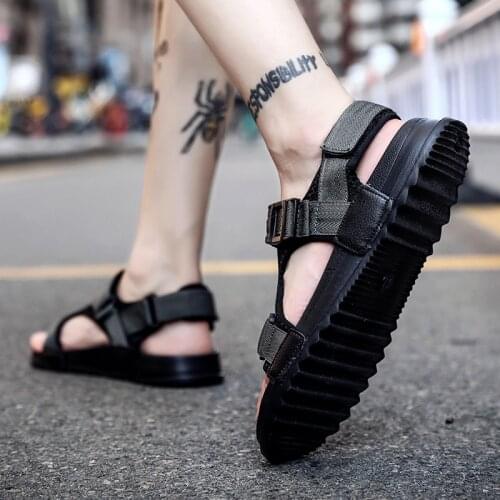 Slide Sandal Men Rubber Sandals Men Sandalen Herren Shoes Sandal Sandali Da Uomo Gladiator Owens Sandalia Masculina Summer Beach