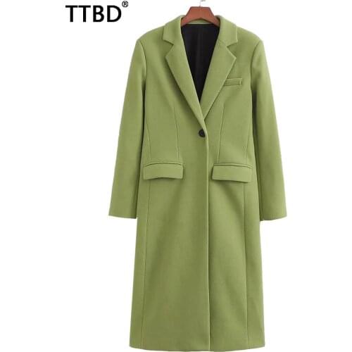 Женские приталенные пальто TTBD China At AliExpress