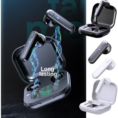 R20 TWS Earphone Bluetooth-compatible Wireless Headset Deep Bass Earbuds True Wireless Stereo Headphone With Mic Sport Earphone