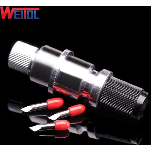 Weitol 5pcs Ioline plotter blades cutter 30/45/60 degree carbide plotter vinyl cutter tools engraving tools