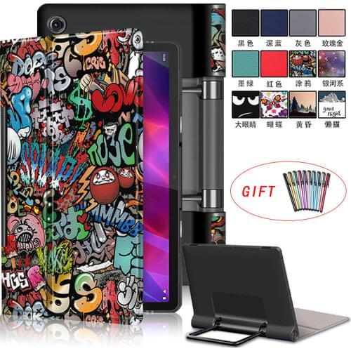 Protective Case For Lenovo Yoga Tab YT-J706F 11" tablet Slim Folding tablet Cover For Lenovo Yoga Tab 11" 2021 Case+pen gifts