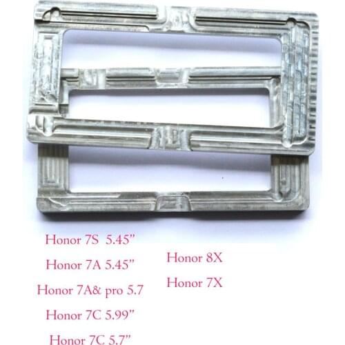 LCD Outer Glass Lens Display OCA glue Positioning calibration Alignment Mould Mold For Huawei Honor 7A 7S 7c 7X 8X pro prime