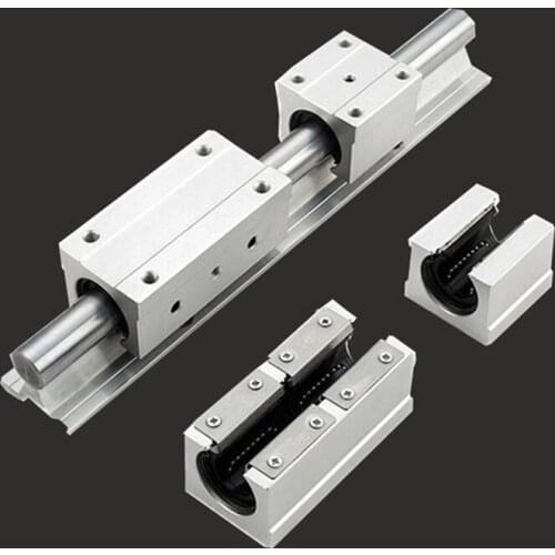 1 pcs SBR10LUU SBR12LUU SBR16LUU SBR20UU SBR12LUU 16mm linear ball bearing seat CNC router SBR16 linear guide 3D