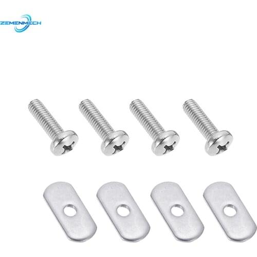 316 Stainless Steel Kayak Rail Track Screws Track Nuts Hardware Kayak Mounting Replacement Kit Boat Outdoor Tool Accessories Hot