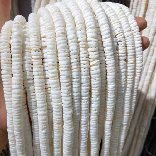 Natural shell Beaded irregular shape craft shell loose beads For jewelry making DIY Bracelet necklace accessories Size 8x3mm