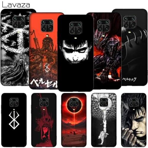 T23 Berserk Guts Anime Case for Redmi Note 5 6 6A 7 7A 8 8T 8A 9 9C 9S K20 K30 Poco X2 Pro Max