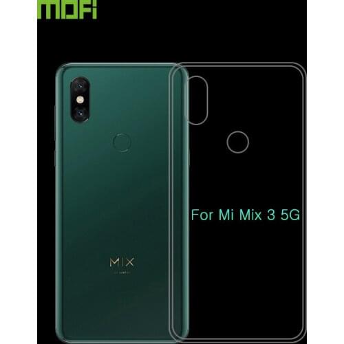 For Xiaomi Mi Mix 3 5G case cover xiomi Mix3 soft TPU back housing clear transparent shockproof full anti-knock funda cases