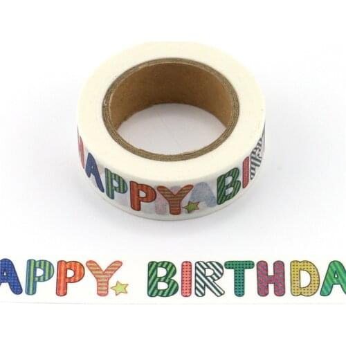 Color paper tape DIY decorative scrapbook planner masking tape label sticker