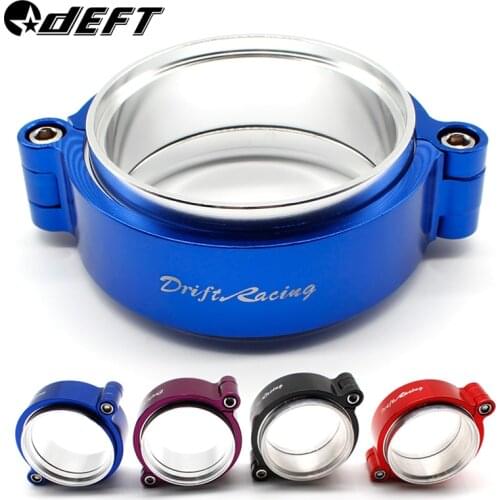 DEFT Quick Release Auto V-band Exhaust Male Female Flange 76mm Vband Clamps Fitting For Aluminium Pipe