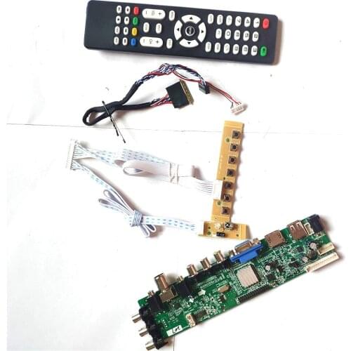 For LTN156AT19-001/W01 universal 1366*768 HDMI-Compatible VGA USB AV TV 3663 LVDS 40-Pin DVB digital LCD Controller board