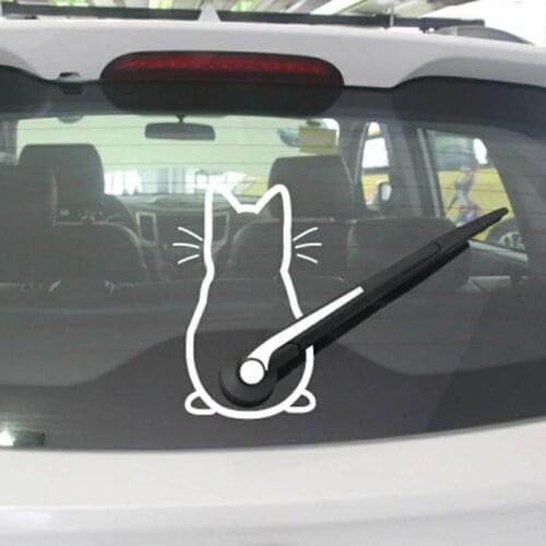 Art design interesting cat car stickers auto parts window glass car decoration car refrigerator modeling stickers and decals