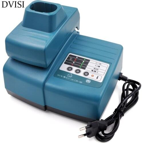 DVISI Brand New Replacement of Makita 7.2V to 18V 1-Hour Ni-CD Ni-Mh Li-ion Power Tool Batteries Charger DC18RA & DC18RC