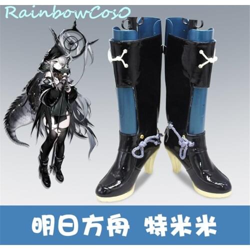 Arknights Tomimi Cosplay Shoes Boots Game Anime Halloween RainbowCos0 W1439