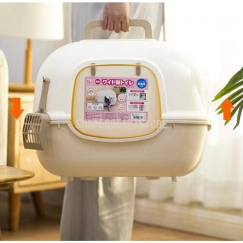 Cat Litter Pan Alice Closed Cat Toilet Extra Large Closed Cat Litter Pan Cat Litter Pan Splash Proof
