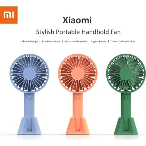Xiaomi VH Portable Handhold Mini Fan for Home Rechargeable Portable Air Conditioner Table Usb Fans Built-In Battery 2000mA New
