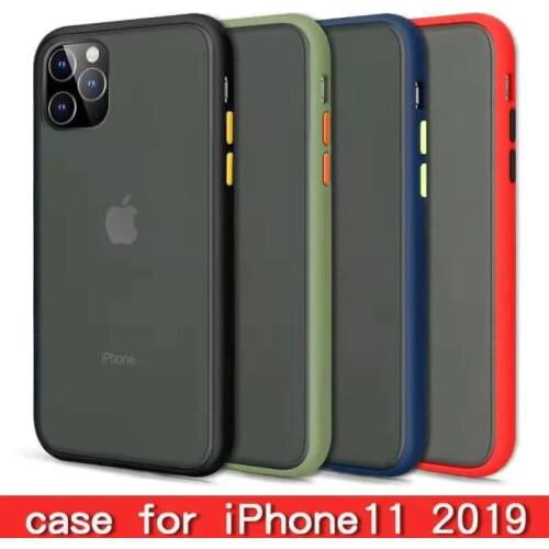 Shockproof Soft Rubber Silicone Phone Case for iPhone 11 Pro Max XR XS Max 10 8 7 6s Plus 8Plus 7Plus iPhone11 11Pro Matte Cover