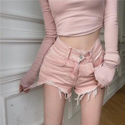 2021 New Woman Shorts Summer Black New Short Femme Thin Elastic High Waist Fitness Casual Shorts Mini Pants Hot Zipper