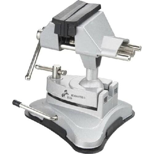 Bench Vise Universal Vacuum Suction Table Vise 360 Universal Adjustable Aluminium Alloy Bench Screw For Repair Tools