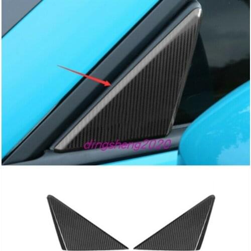 Carbon fiber Triangle trim for exterior For Porsche 718 Boxster Cayman 2016-2020 car modification