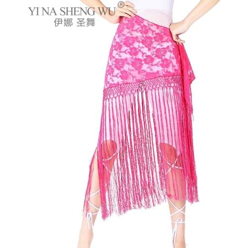 Belly Dance Costumes Style Long Tassel Belly Dance Hip Scarf for Women Profession Belly Dancing Waist Belts Dance Accessories