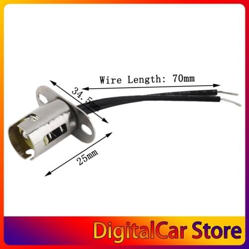 1Pcs 1157 BAY15D LED Light Bulb Socket Holder With Wire Connector for Car Truck