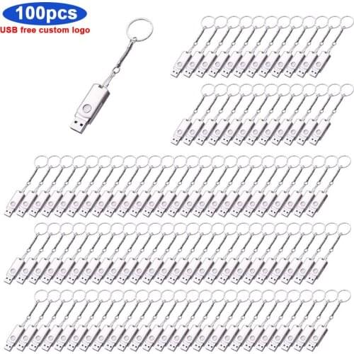 100pcs/lot free Logo Hot Sale USB 2.0 Flash Drive 128GB 64GB Pen Drive 32GB Pendrive 16GB 8GB 4GB Pen drive Flash Stick U Disk