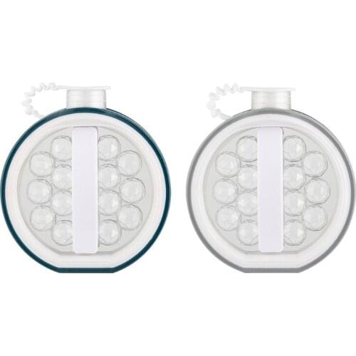 2 In 1 Portable Bottle Ice Ball Container Ice Ball Maker Tray Foldable Kettle