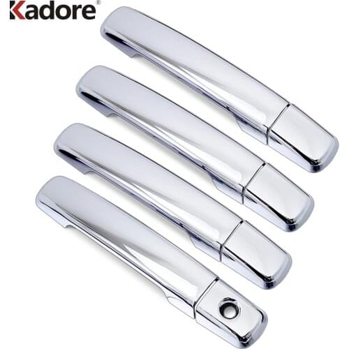For Nissan Qashqai Dualis 2007 2008 2009 2010 2011 ABS Chrome Side Door Handle Cover Trim Stickers Car Styling Accessories 8pcs