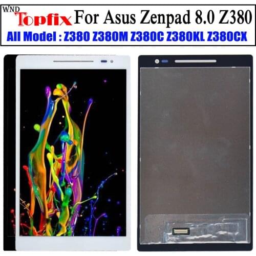 AAA+ LCD For Asus ZenPad 8.0 Z380 Z380M Z380KL Z380CX Z380CL P022 P024 LCD Display Touch Screen Digitizer Assembly With Frame
