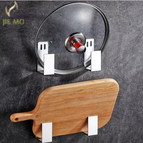 Free punch space aluminum pot cover rack anvil chopping board rack storage rack multi-function household kitchen shelf