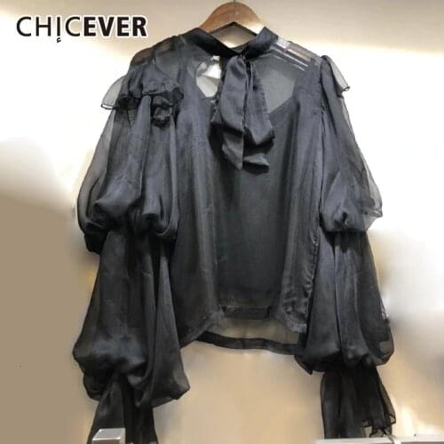 CHICEVER Leopard Blouses