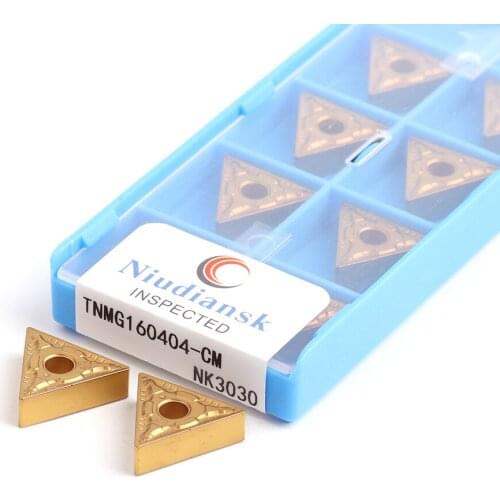 TNMG160404-CM TNMG160408-CM NK3030 CNC lathes cutting inserts External machine tools for finishing turning carbide alloy inserts