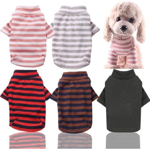 Dog Cotton Romper Pajamas Costume Pint Dog Jumpsuits Clothes Puppy Clothing for Dog Rompers BathrobeTeddy Cat Clothes