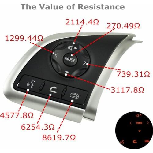 Multifunction Steering Wheel Switch Audio Volume Cruise Control Switch Button For Mitsubishi Outlander 2013-2016 Xpander L200