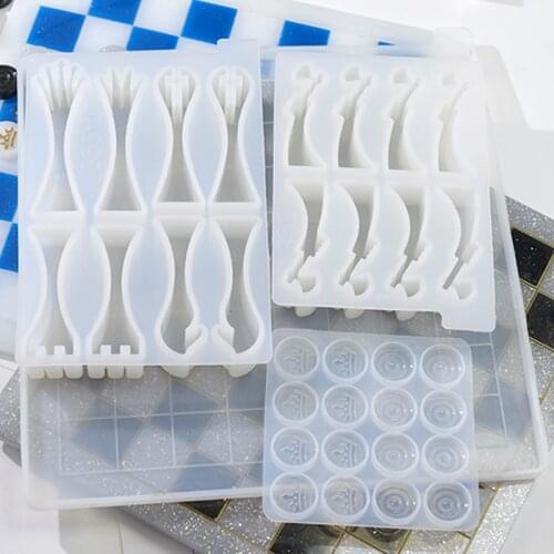 MD085 International Chess Modular Mold Fai Da Te Crafts Materials Moldes Silicona