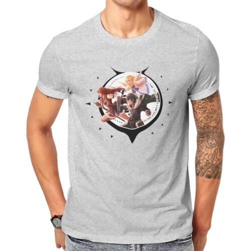 Men Rise of the ShieldsNaofumi, Raphtalia, and Filo Anime Heroes Naofumi Iwatanis Cool Graphic Classic Top Quality Top shirt