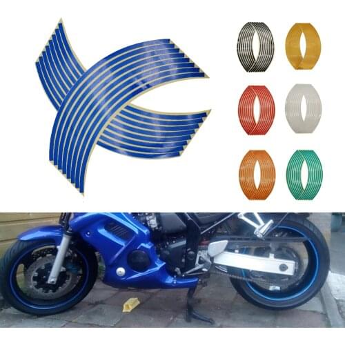 Motorcycle Wheel Sticker 3D Reflective Rim Tape Auto Decals Strips For Yamaha Tenere 700 YZF R120 MXT850 Niken GT XTZ700 TENERE