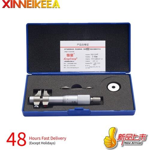 New High Precision Stainless Steel Internal Micrometer Ratchet Force Measuring Device Measuring Range 5-30 25-50 50-75 75-100