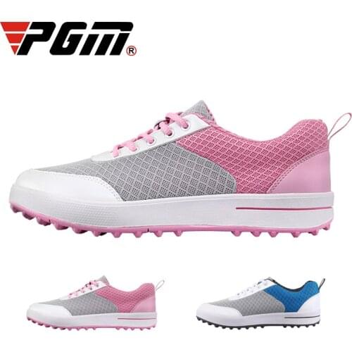 PGM Golf Shoes Women Golf Sports Leisure Shoes Super Fiber Breathable Sports Shoes Outdoor Authentic Golf Training Sneakers